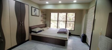 Bedroom in 3 BHK Apartment at Vidarbha Mahesh CHS, Kavesar – for Rent