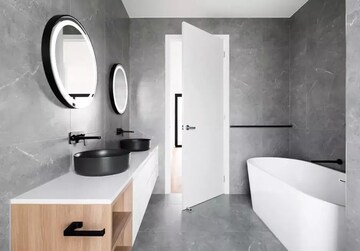 Bathroom in 2 BHK Apartment at Raheja Solaris, Juinagar – for Sale