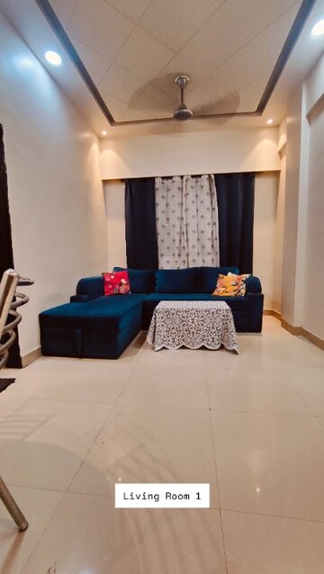 Living Room in 3 BHK Apartment at New Patel CHS, Nalasopara East – for Rent