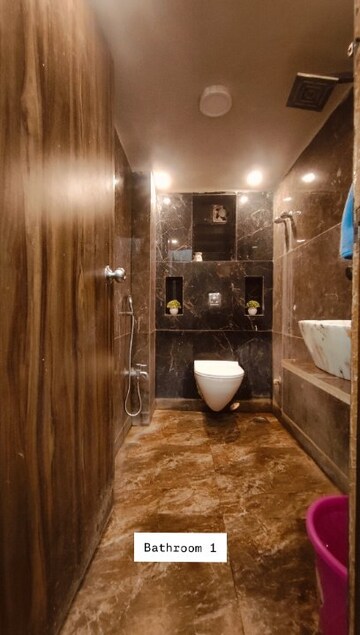 Bathroom in 3 BHK Apartment at New Patel CHS, Nalasopara East – for Rent