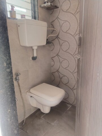 Bathroom in 2.5 BHK Apartment at Saha Heights, Kharghar – for Rent
