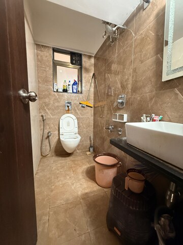 Bathroom in 2 BHK Apartment at Umiya Oasis, Mira Road – for Sale