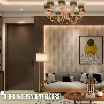 Living Room in 3 BHK Apartment at Nimbus The Palm Village, Sector 22a Yamuna Expressway – for Sale