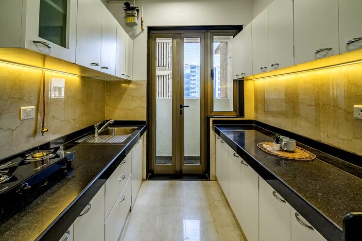 Kitchen, l-t-emerald-isle 2 Bedroom 651 Sq.Ft. Apartment In Powai Mumbai 8368375