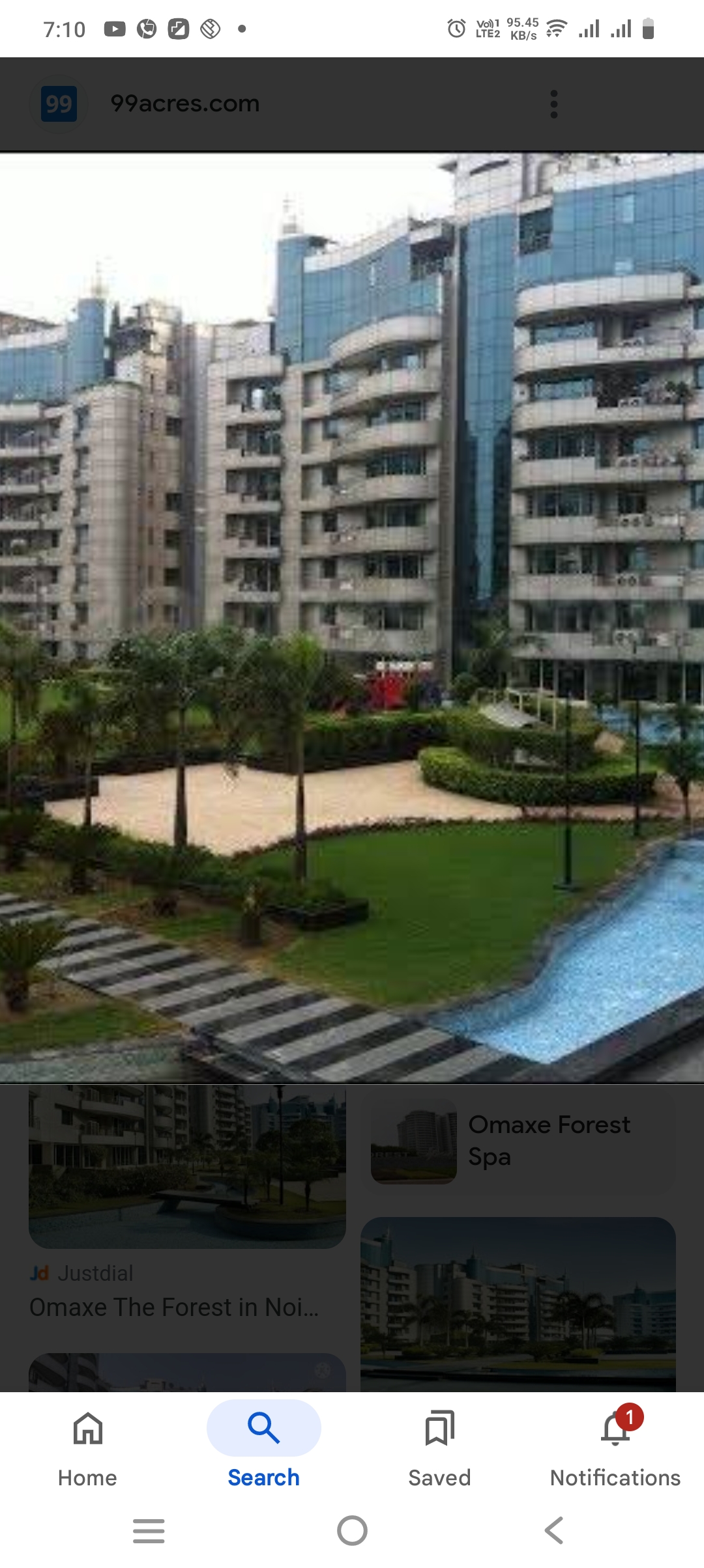 4 BHK + Servant Room,Study Room 4100 Sq.Ft. Apartment in Omaxe The Forest