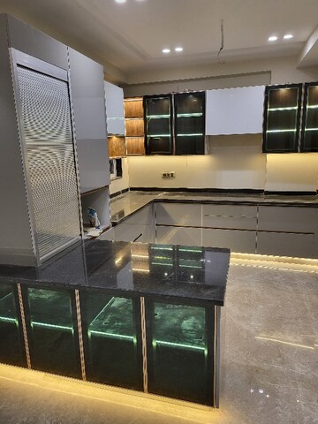 Kitchen in 3.5 BHK Builder Floor at Mansarover Garden – for Sale