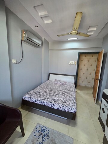 Bedroom in 2 BHK Apartment at Neelkanth Pride CHS, Seawoods – for Rent