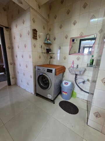 Bathroom in 2 BHK Apartment at Neelkanth Pride CHS, Seawoods – for Rent