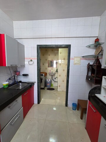 Kitchen in 2 BHK Apartment at Neelkanth Pride CHS, Seawoods – for Rent