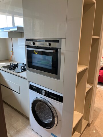 Kitchen in 1 BHK Apartment at Hiranandani Regent Hill, Powai – for Rent