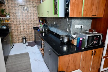 Kitchen in 2 BHK Apartment at Trendsquare Ortus Apartment, Hebbal – for Rent
