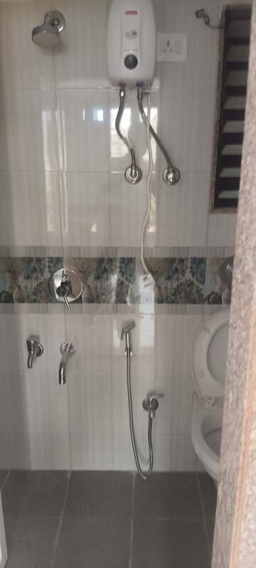 Bathroom in 1 BHK Apartment at Tiara Hills, Mira Road – for Rent