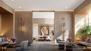 Living Room in 4 BHK Apartment at Majestique Evolvus, Kharadi – for Sale