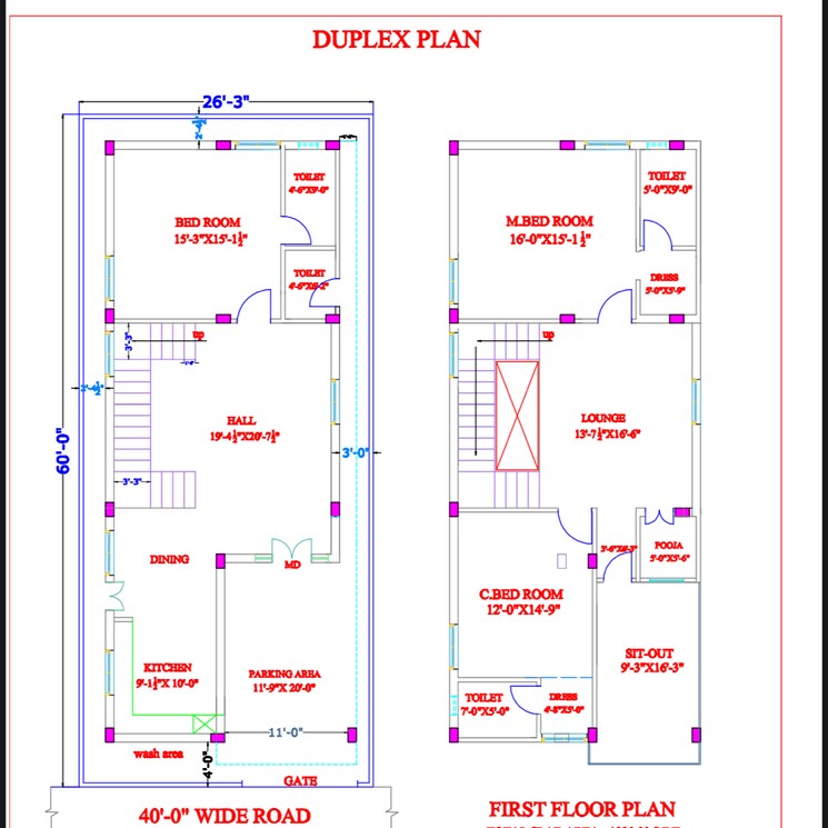 Floor Plan, kowkoor 3 Bedroom 2800 Sq.Ft. Villa In Kowkoor Hyderabad 8369385