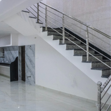 Staircase in 3 BHK Villa at Kowkoor – for Sale