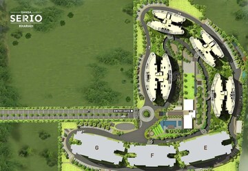 Master Plan in 2 BHK Apartment at Goel Ganga Serio, Kharadi – for Rent