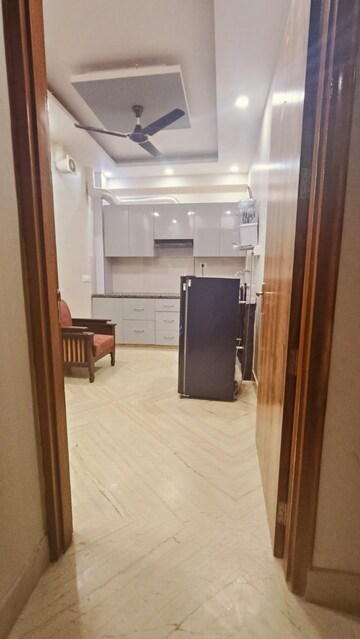 Kitchen in 2 BHK Builder Floor at Ansal Sushant Lok I, Sector 43 – for Rent