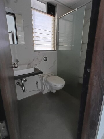 Bathroom in 3 BHK Apartment at Goel Ganga Serio, Kharadi – for Rent
