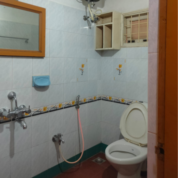 Bathroom in 2 BHK Apartment at Sai Balaji Arcade Madhapur, Sri Sai Nagar – for Rent