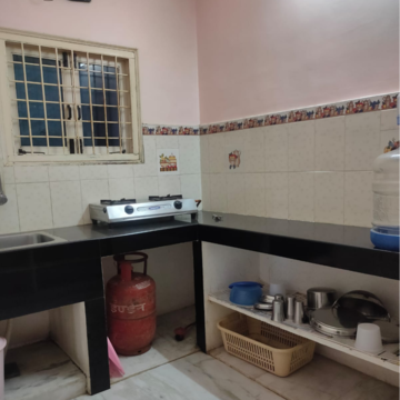 Kitchen in 2 BHK Apartment at Sai Balaji Arcade Madhapur, Sri Sai Nagar – for Rent