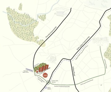 4 BHK Apartment – Map Location View at Max Estate 360, Sector 36a - for Sale