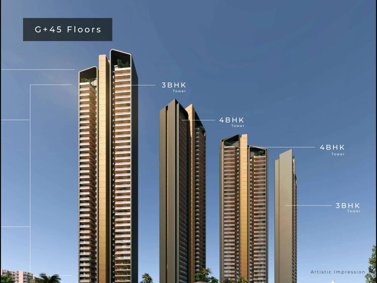 Exterior View, ganga-nandaka 3 Bedroom 3050 Sq.Ft. Apartment In Sector 84 Gurgaon 8369525