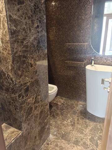 Bathroom in 3 BHK Builder Floor at Panchsheel Park – for Rent