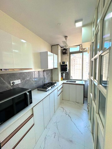 Kitchen in 3 BHK Apartment at Hiranandani Estate, Ghodbunder Road – for Rent