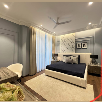 Bedroom in 4 BHK Builder Floor at Adani Samsara Vilasa, Sector 63 – for Sale