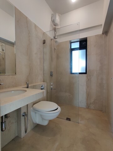 Bathroom in 3 BHK Apartment at Bandra West – for Rent