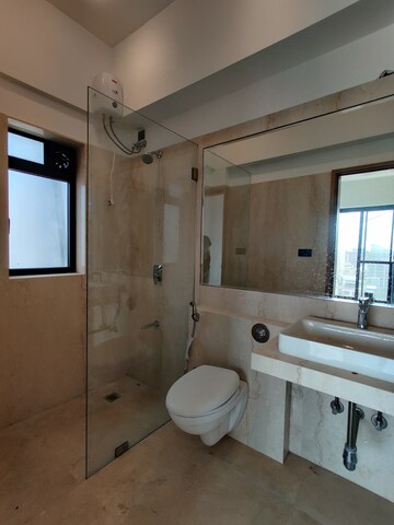 Bathroom in 3 BHK Apartment at Bandra West – for Rent