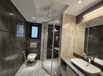 Bathroom in 3 BHK Apartment at Parker White Lily, Sector 8 – for Rent