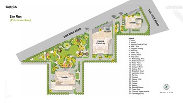 Master Plan in 4 BHK Apartment at Ganga Anantam, Sector 85 – for Sale