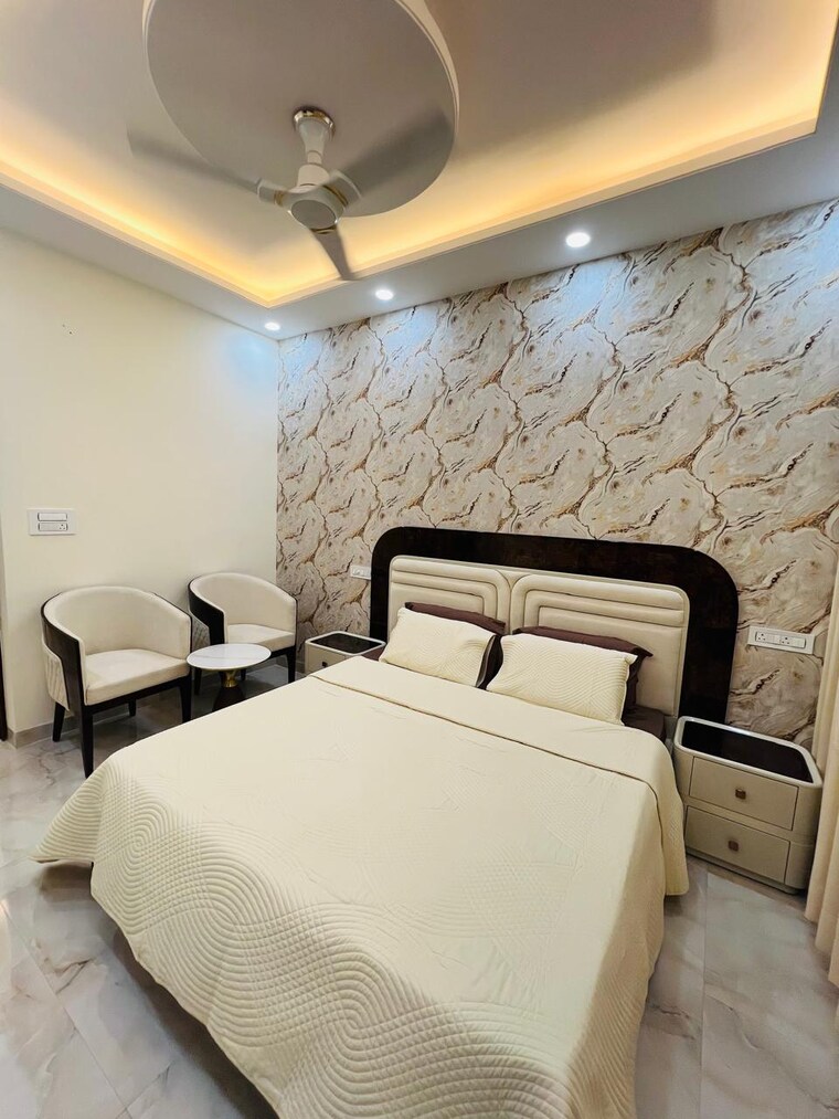 Master Bedroom, bliss-orra 3 Bedroom 1000 Sq.Ft. Independent House In Ambala Highway Zirakpur 8369806