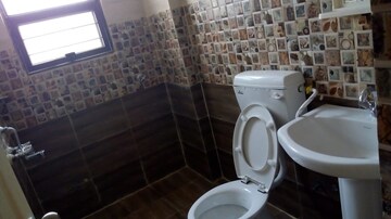 Bathroom in 3 BHK Apartment at Highbuild Skyville, Faizabad Road – for Rent