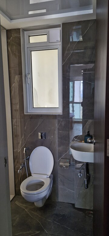 Bathroom in 2 BHK Apartment at Aurum Q Islands, Ghansoli – for Rent