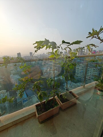 Balcony in 3 BHK Apartment at Sheth Beau Pride, Bandra West – for Rent
