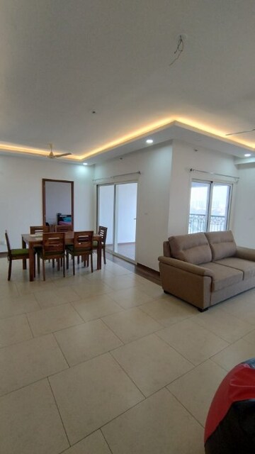 Living Room in 4 BHK Apartment at Prestige Waterford, Whitefield – for Rent