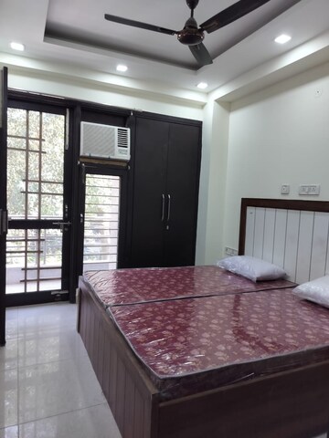 Bedroom in 1 BHK Builder Floor at Ansal Sushant Lok I, Sector 43 – for Rent