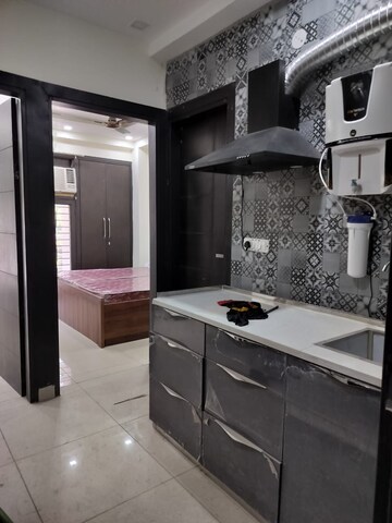 Kitchen in 1 BHK Builder Floor at Ansal Sushant Lok I, Sector 43 – for Rent