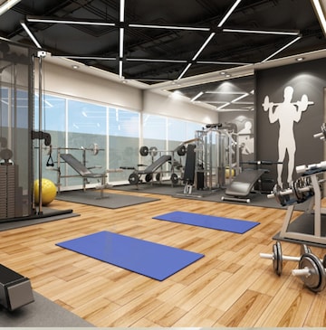 Gym in 3 BHK Apartment at Ramprastha Imperial Heights Phase 1, Indrapuram – for Sale