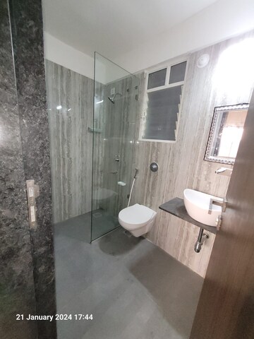 Bathroom in 2 BHK Builder Floor at Sukhwani Hermosa Casa, Mundhwa – for Rent