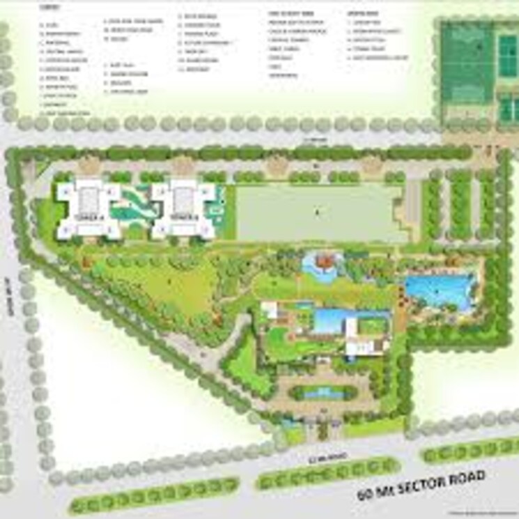 Master Plan, puri-the-aravallis 3 Bedroom 2250 Sq.Ft. Apartment In Sector 61 Gurgaon 8370137