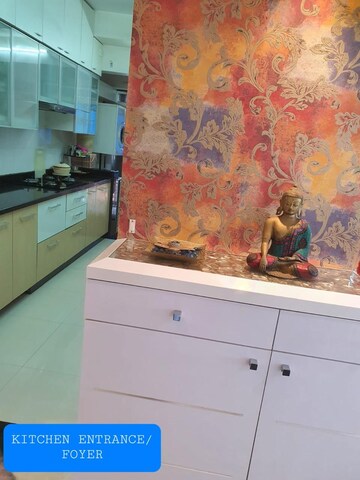 Kitchen in 2 BHK Apartment at DB Orchid Woods, Goregaon East – for Rent