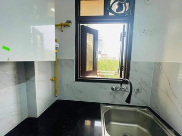 Kitchen in 1 BHK Builder Floor at Freedom Fighters Enclave – for Rent