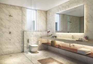 Bathroom in 3 BHK Apartment at Conscient Hines Elevate, Sector 59 – for Sale