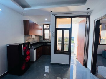 Kitchen in 1 BHK Builder Floor at Freedom Fighters Enclave – for Rent