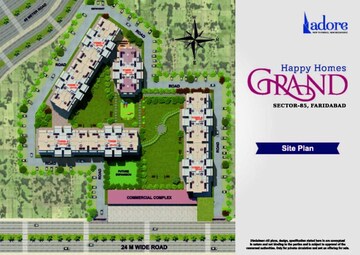 2 BHK Apartment – Exterior View View at Adore Happy Homes Grand, Sector 85 - for Sale