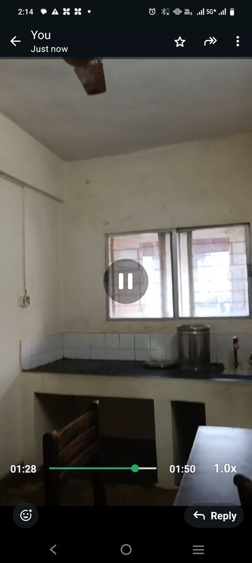 Kitchen in 1 RK Apartment at Amar CHS Erandwane, Erandwane – for Rent