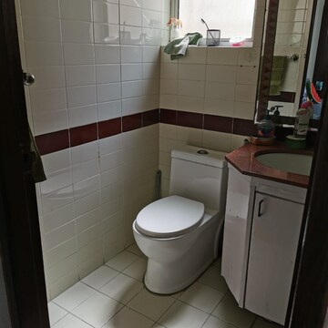 Bathroom in 1 RK Apartment at DLF The Belvedere Park, Sector 24 – for Rent